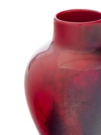 Two Royal Doulton Flambé Glazed Sung Ware Vases