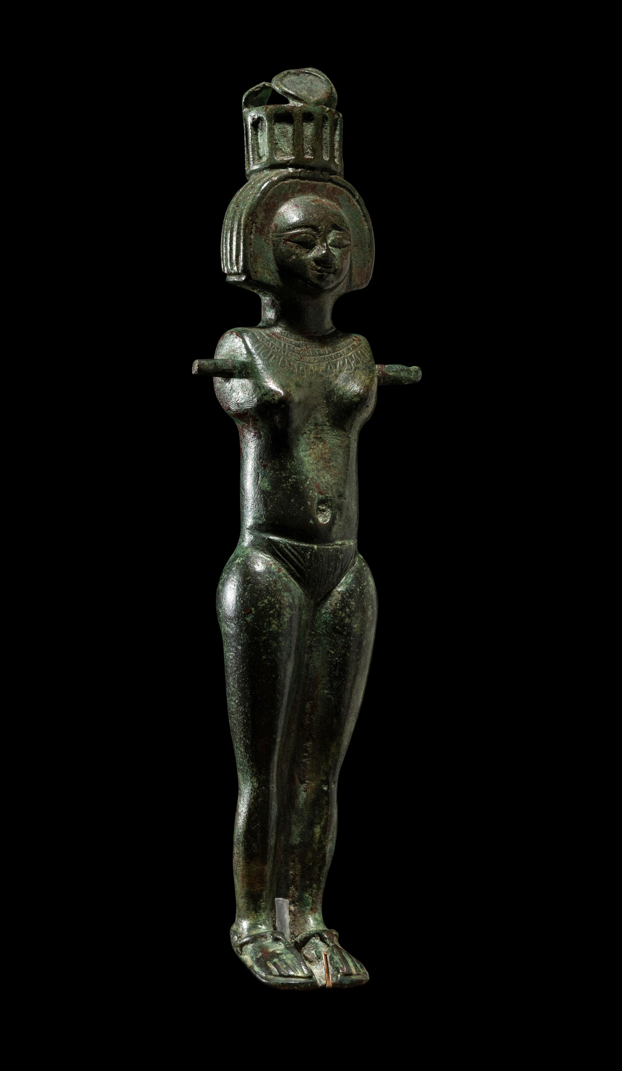 An Egyptian Bronze Goddess