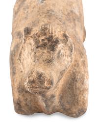 A Syro-Hittite Stone Figure of a Recumbent Bull