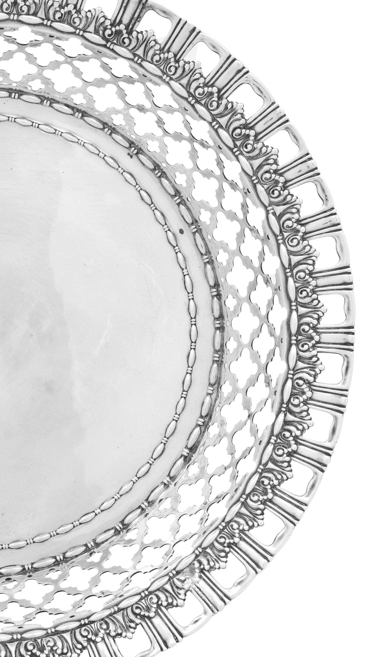 A Tiffany and Co. Silver Reticulated Bowl