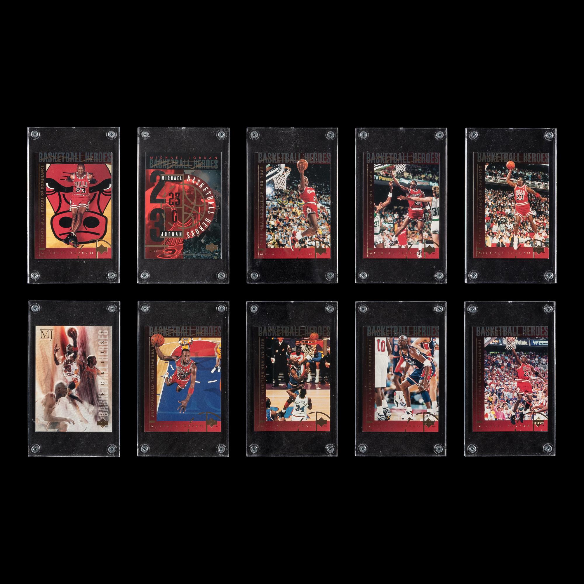 A Large Collection of Assorted Michael Jordan Basketball Cards
