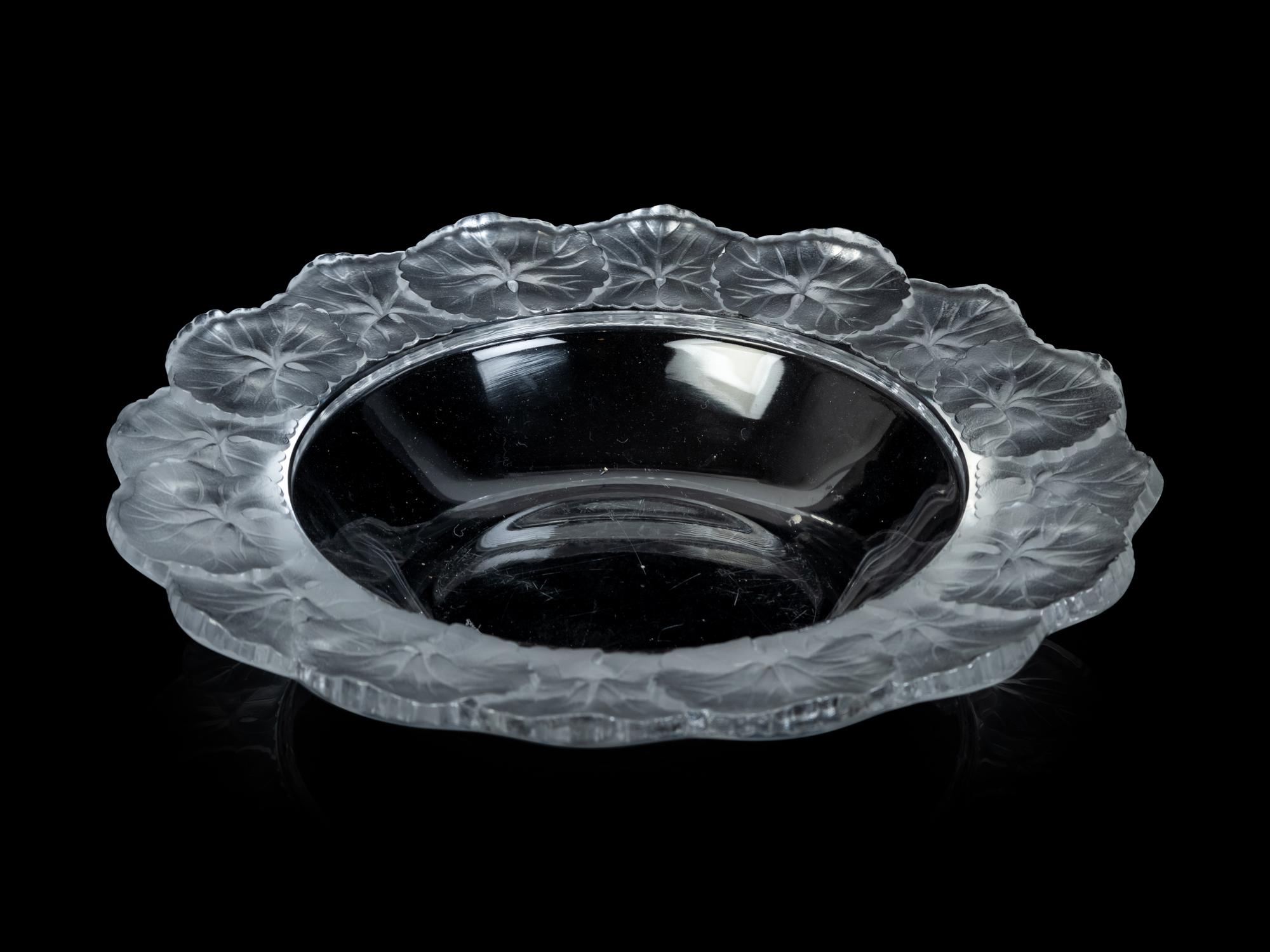 A Lalique Honfleur Bowl