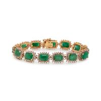 EMERALD AND DIAMOND BRACELET