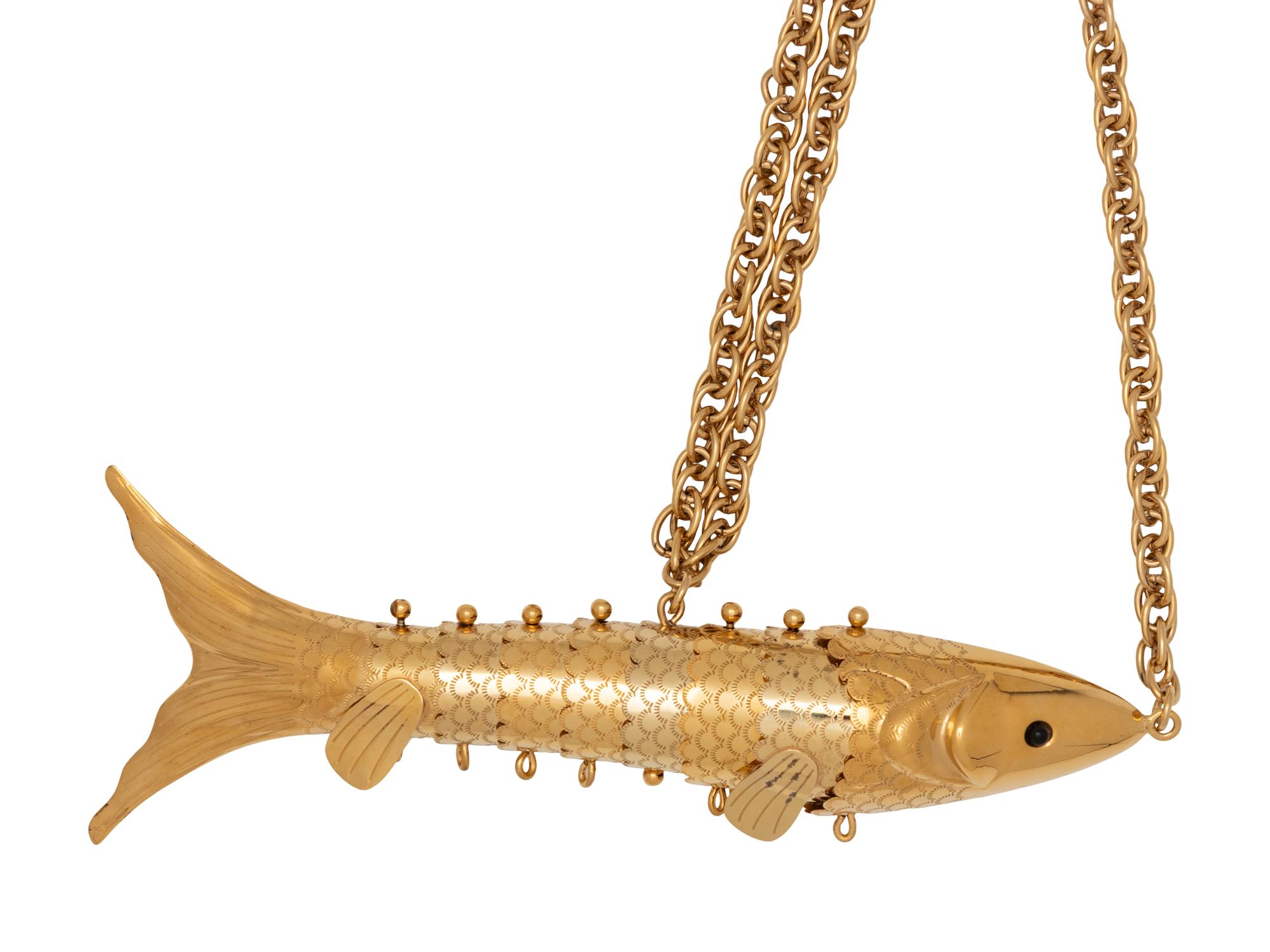 Loewe, Articulated Fish Necklace, 2016