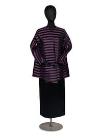 Geoffrey Beene Purple and Black Ensemble