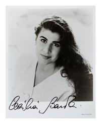 [20TH-CENTURY OPERA SINGERS]. A group of 6 signed photographs or photographic prints of opera singers from the 1970s-1990s, comprising images of: