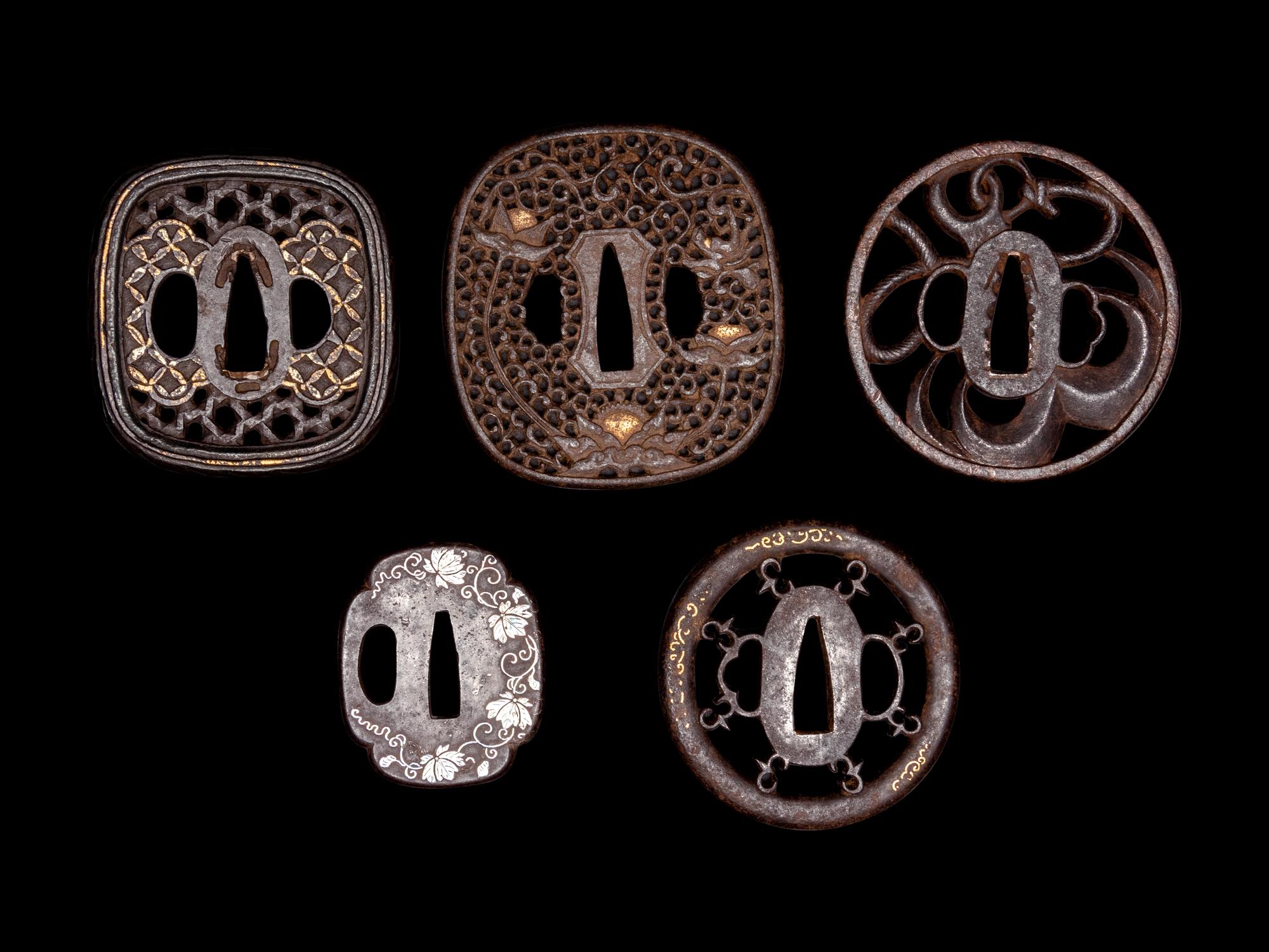 Five Iron Tsuba