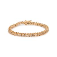 YELLOW GOLD AND DIAMOND BRACELET