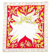A Group of Five Emilio Pucci Print Scarves,