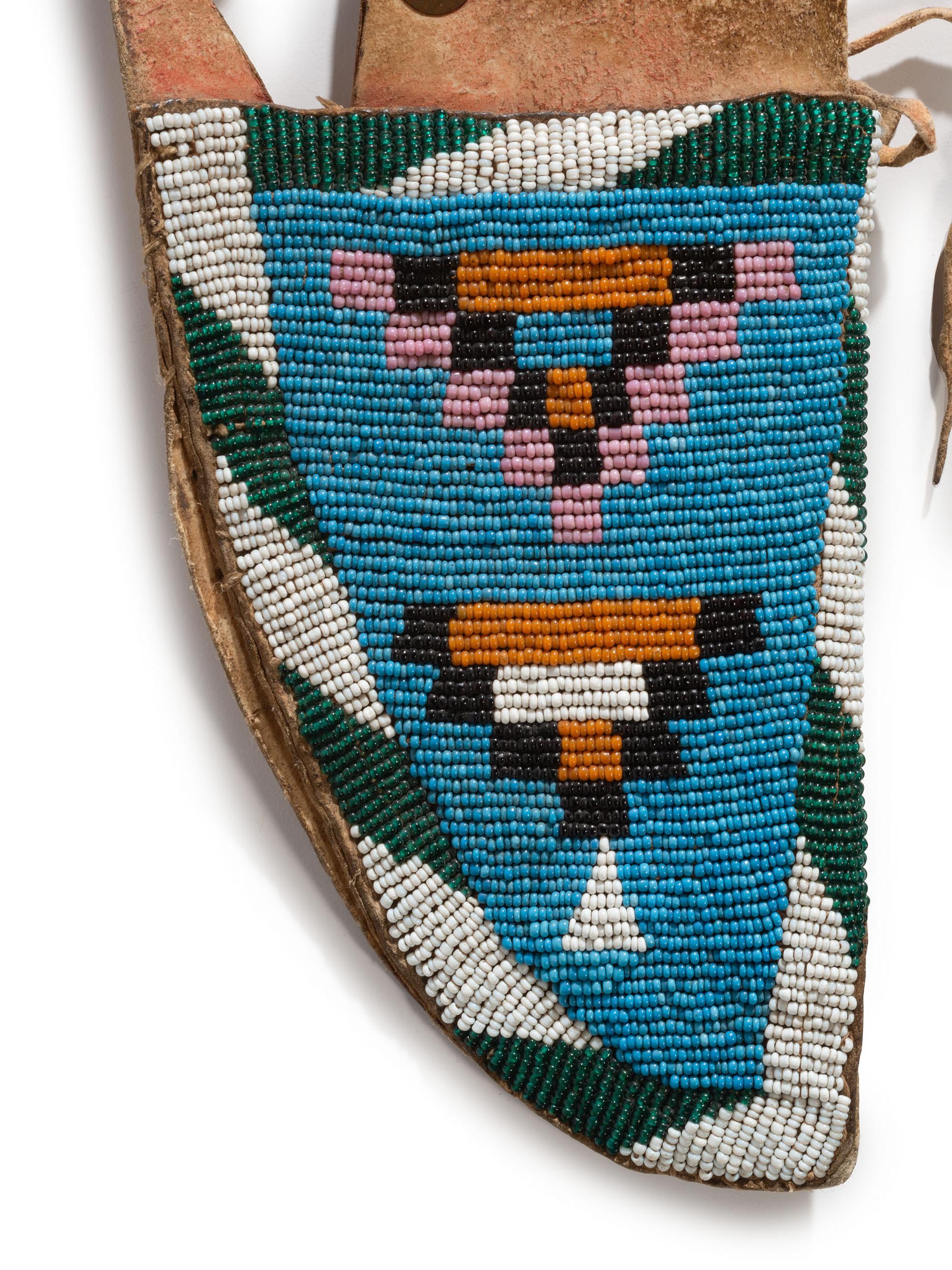 Blackfeet Beaded Knife Sheath, with Knife
