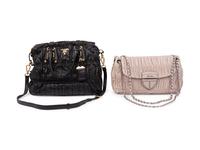 Two Prada Gaufre Nappa Leather Bags
