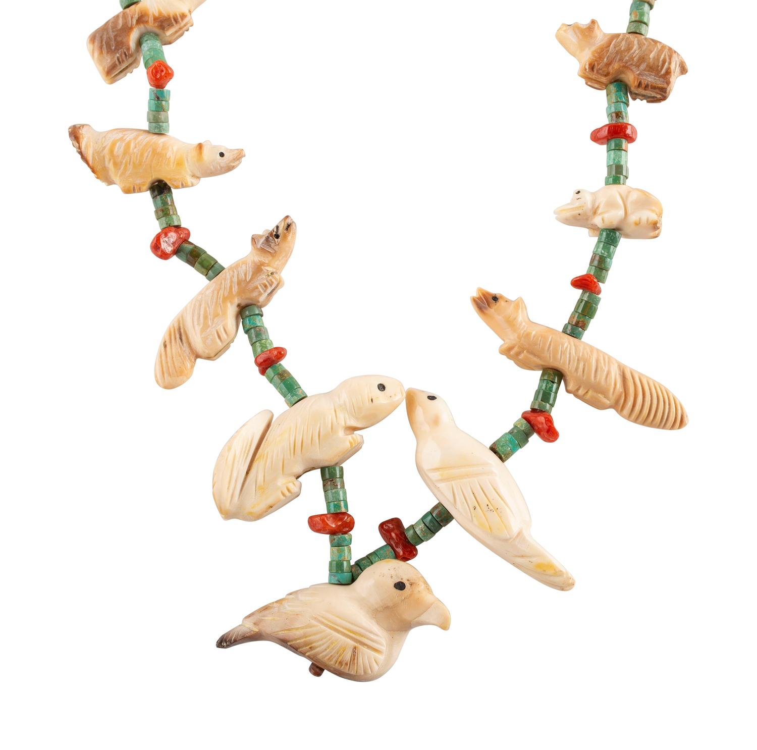 Pair of Zuni Fetish Neckaces