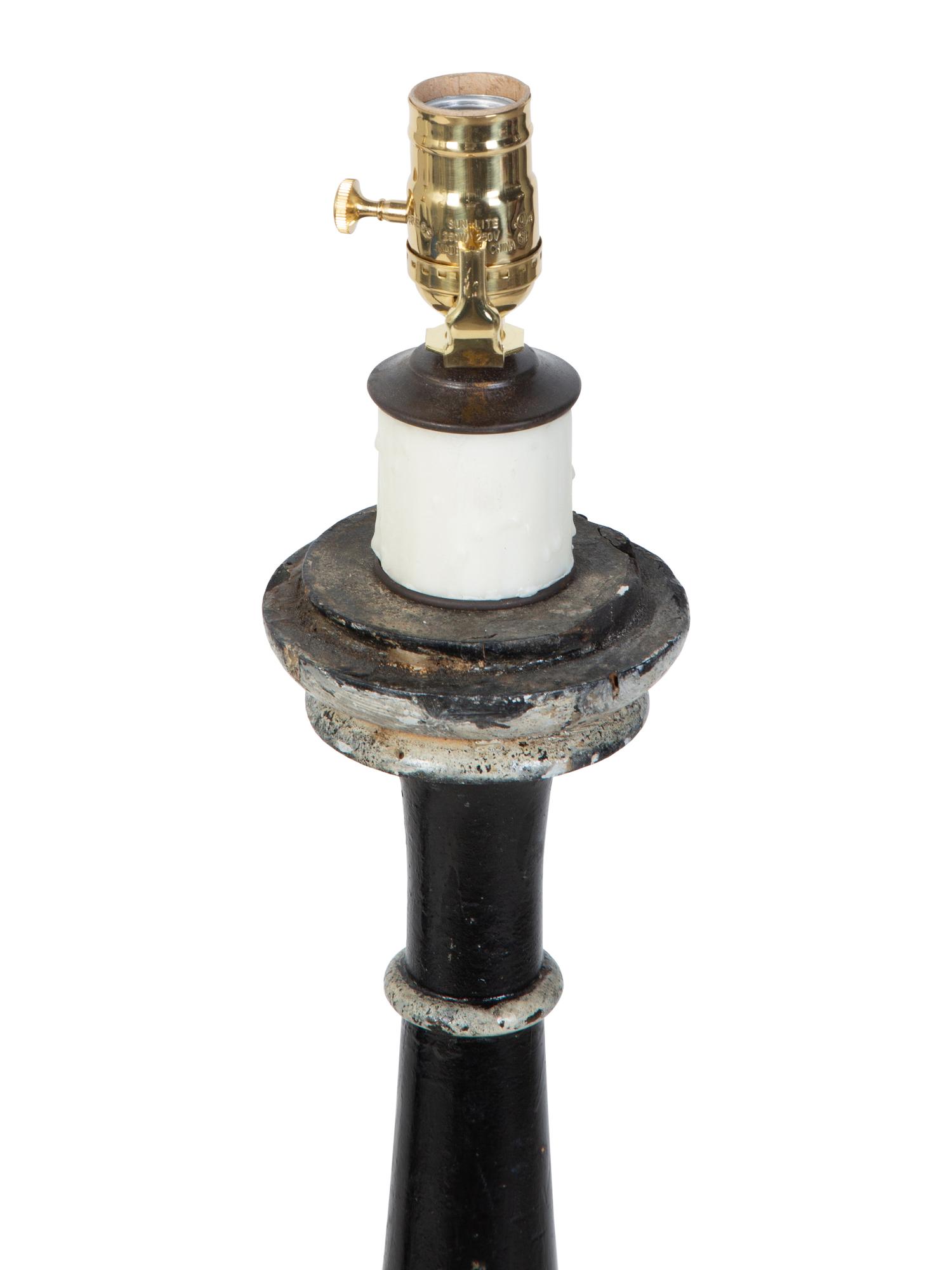 A Pair of Italian Painted Prickets