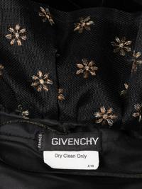 Givenchy Haute Couture Floral Embroidered Evening Dress, 1970-90s