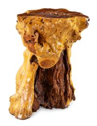 A Chinese Wood 'Root' Side Table