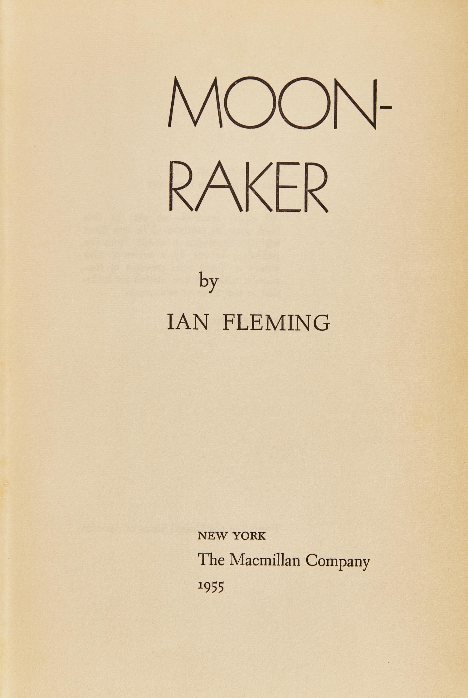 [Literature] Fleming, Ian. Group of 2 First American Editions