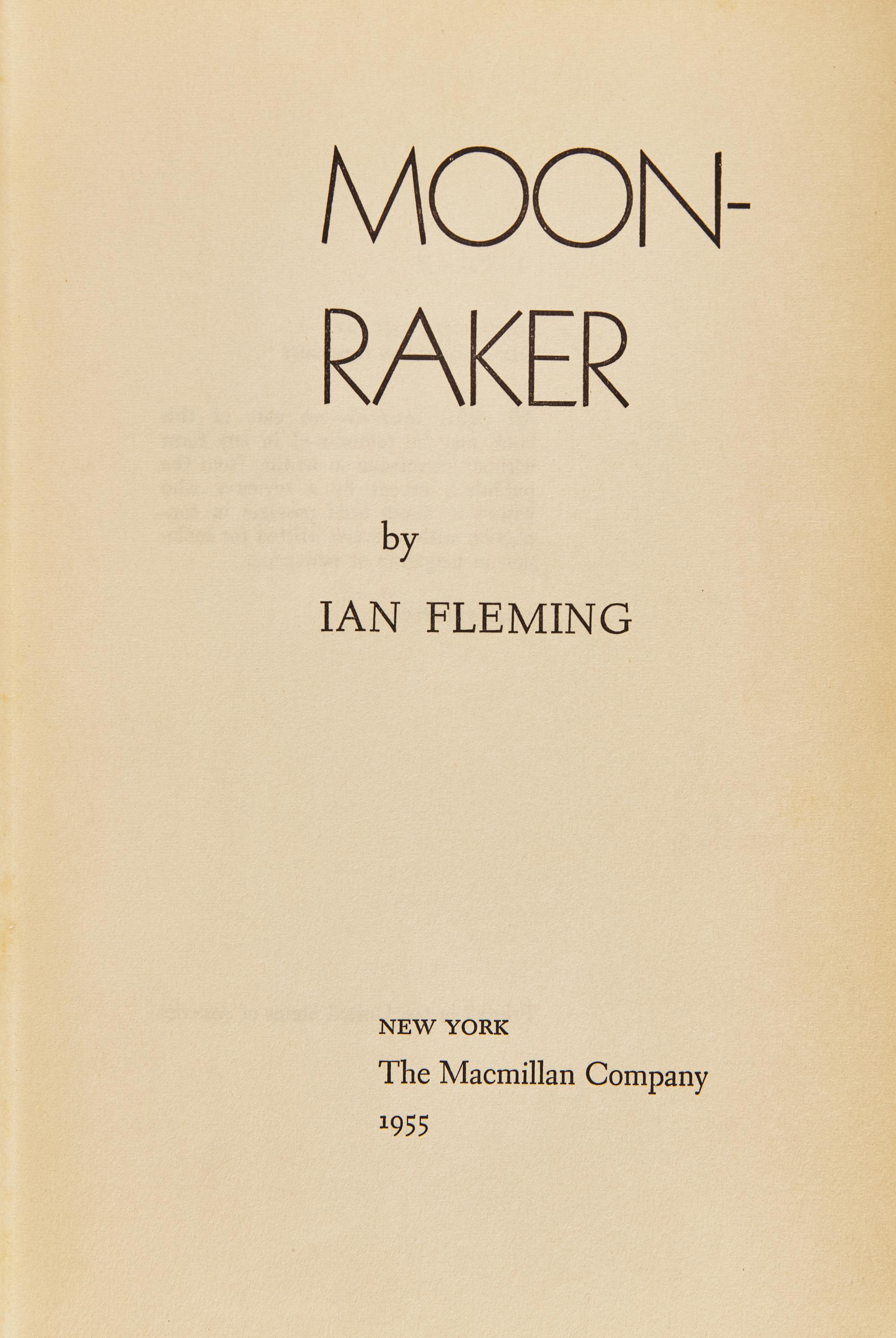[Literature] Fleming, Ian. Group of 2 First American Editions