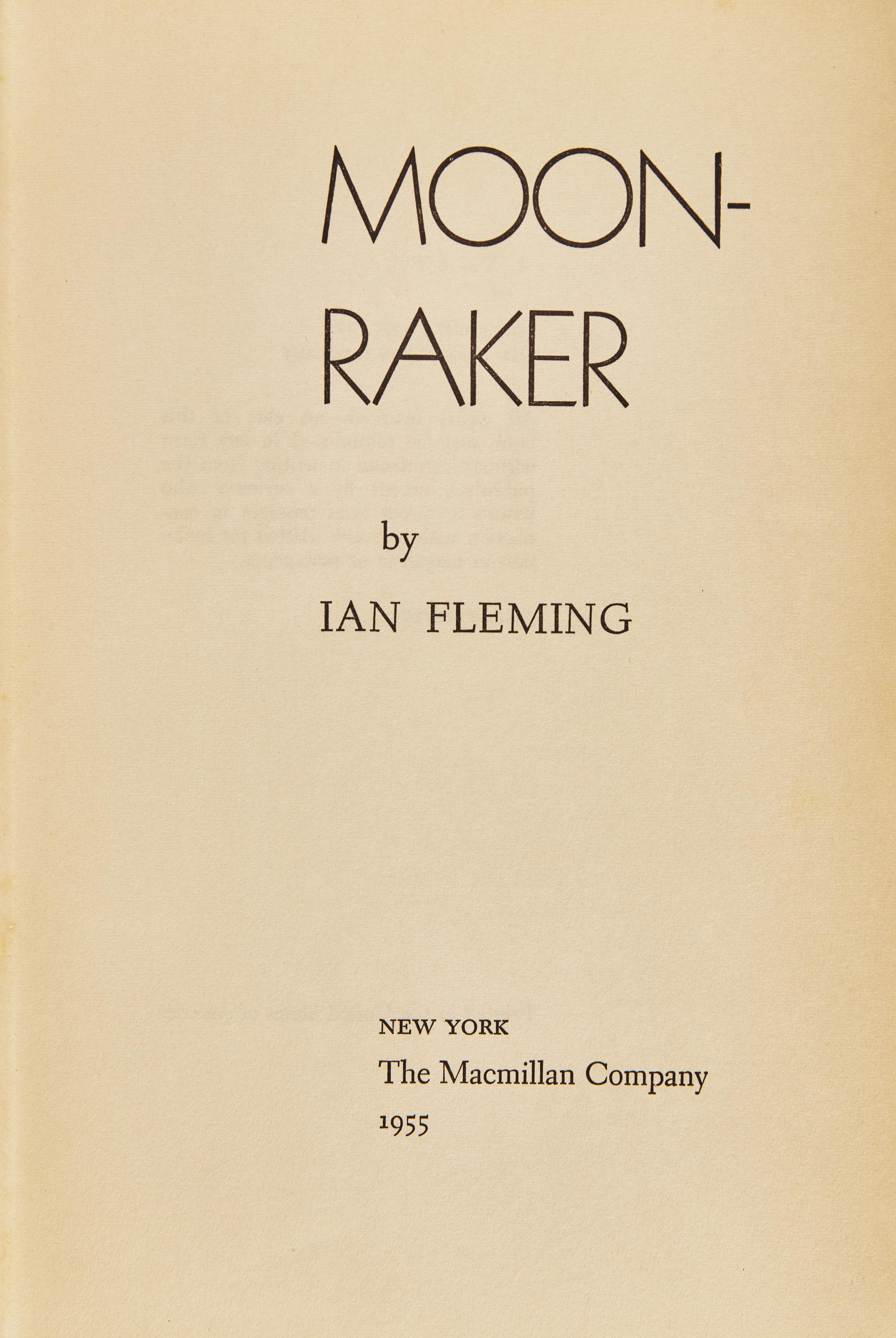 [Literature] Fleming, Ian. Group of 2 First American Editions