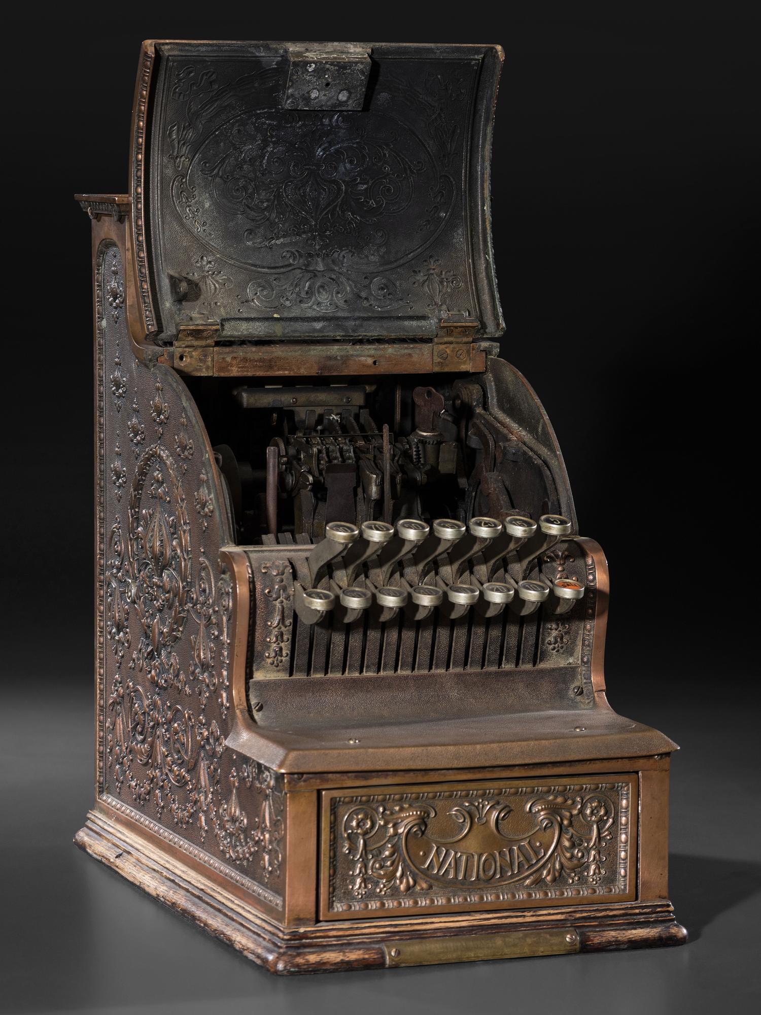 A Brass National Cash Register, Model No. 311