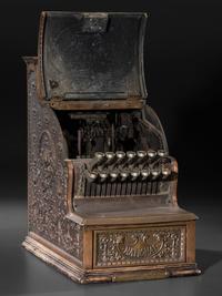 A Brass National Cash Register, Model No. 311
