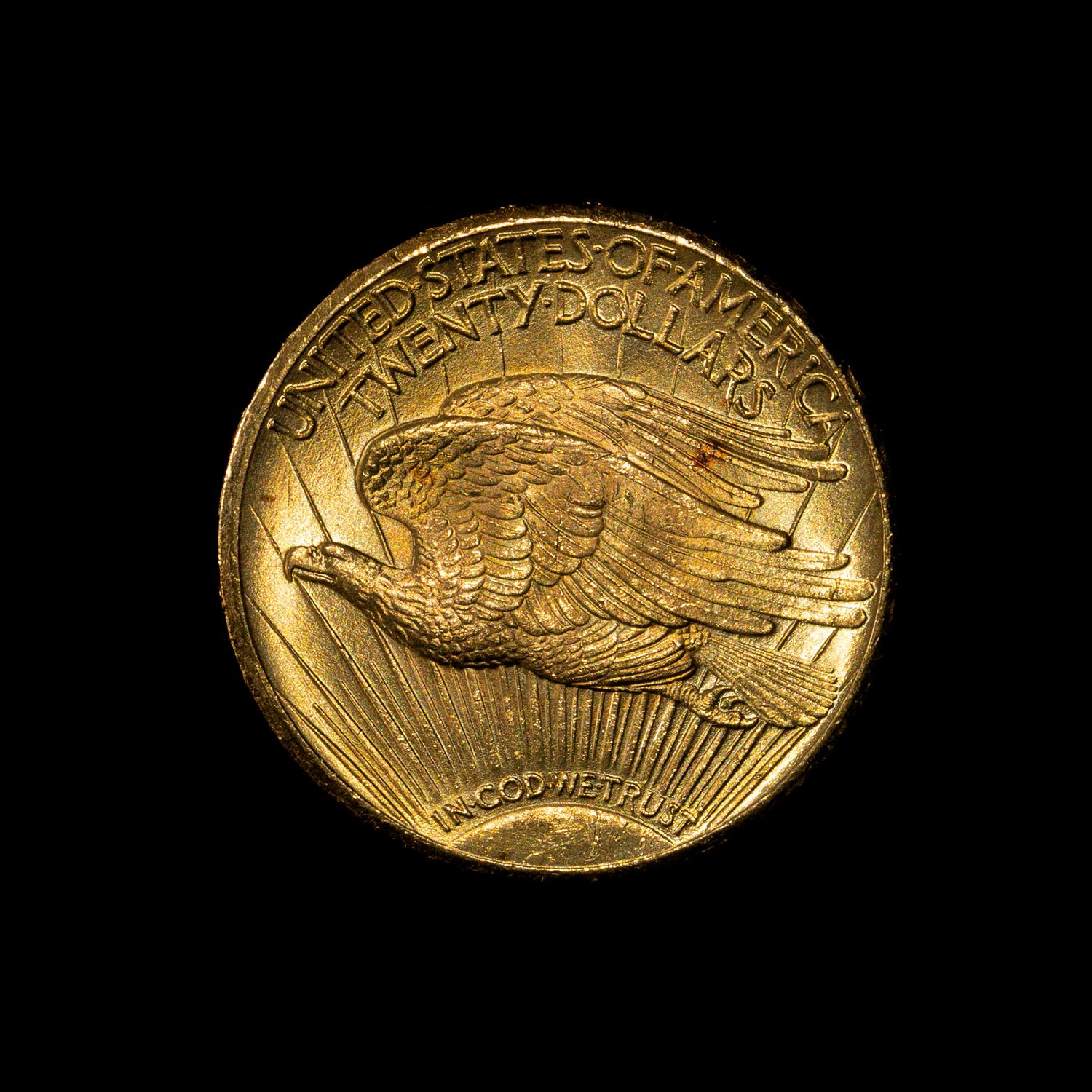 A United States 1927 Saint-Gaudens $20 Gold Coin