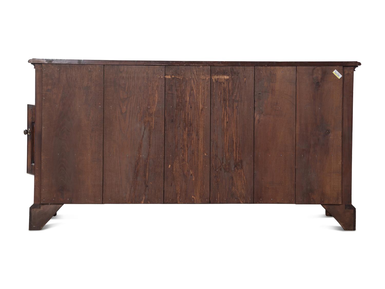 A George III Style Walnut Serving Cabinet