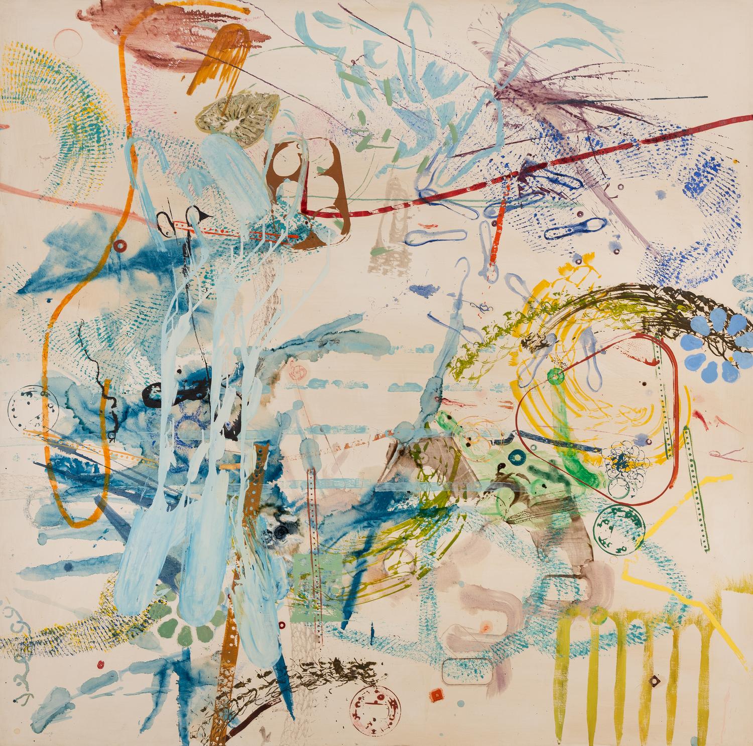 Grate #6 (Blue and Green), 1993