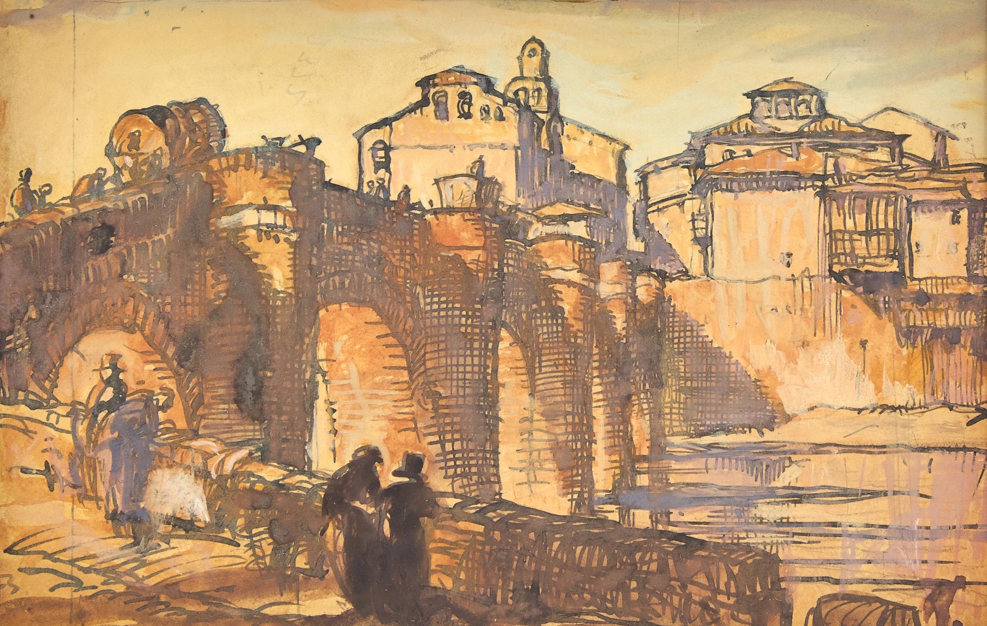 View of an Old Bridge