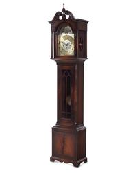 A Chippendale Style Mahogany Five-Tube Tall Case Clock