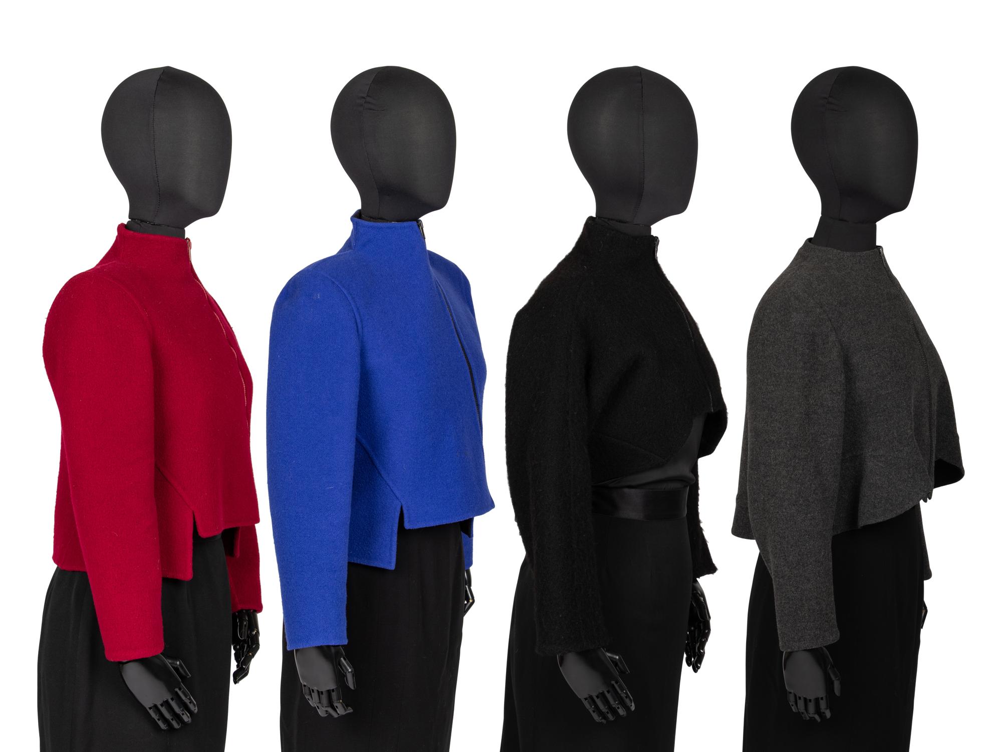 Four Wool Geoffrey Beene Jackets, 1980 - 1990s
