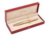 An S.T. Dupont Gold-Plated Ellipsis Fountain Pen
