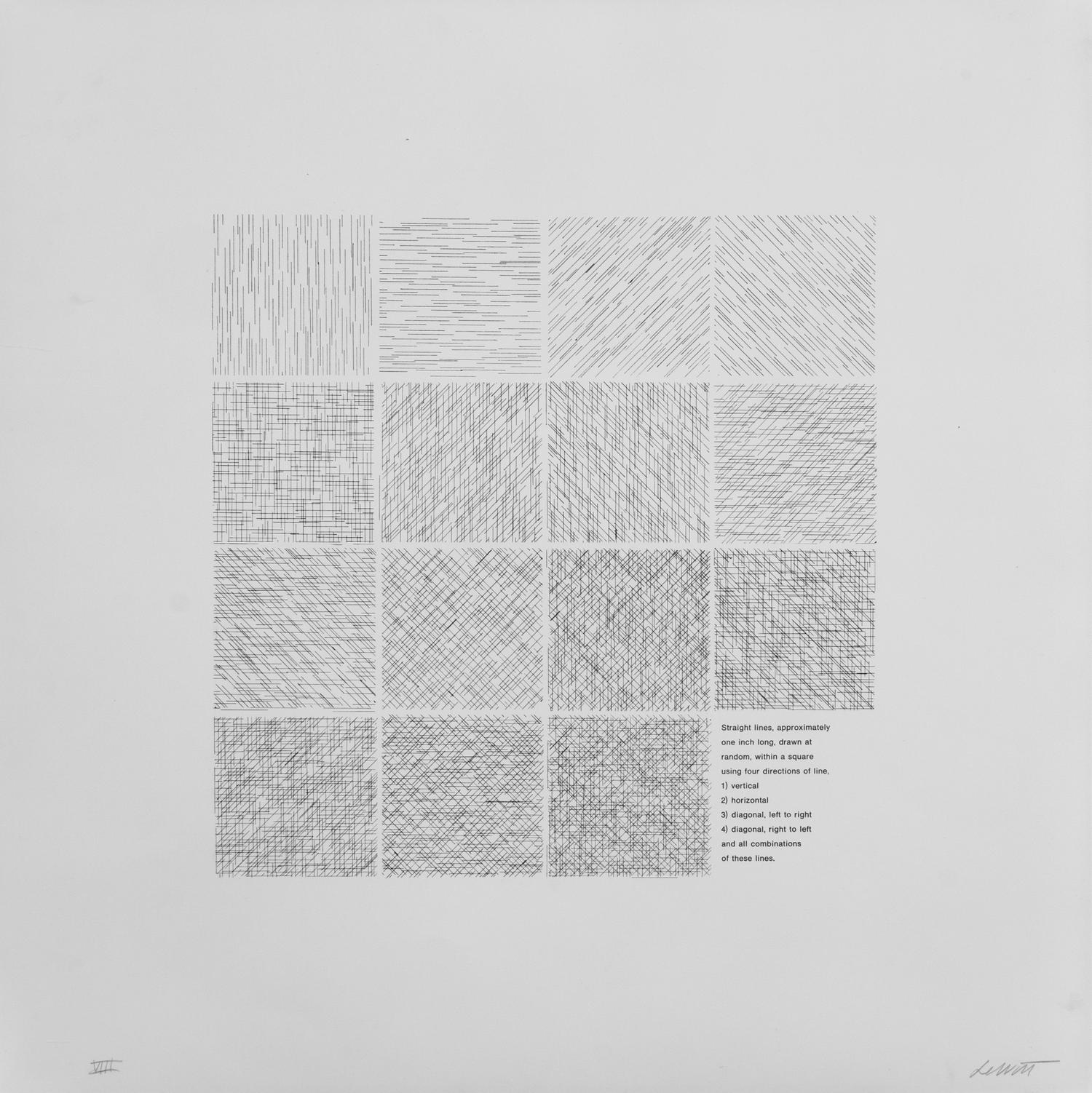 Straight Lines, Approximately One Inch Long