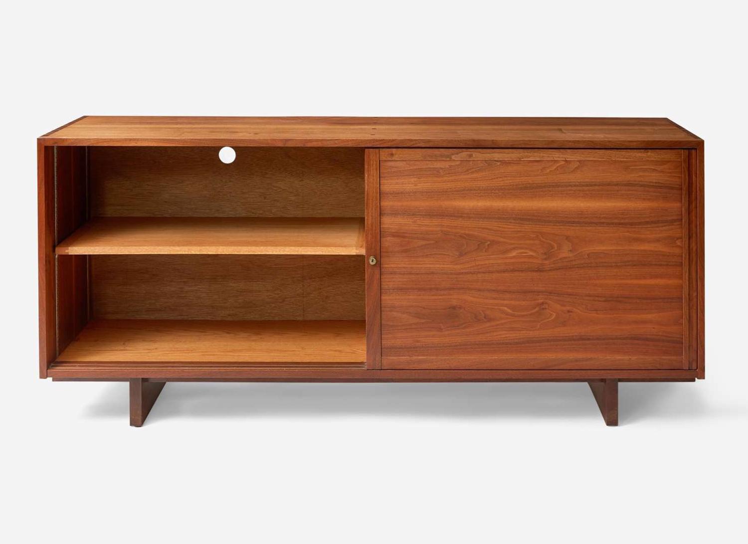 George Nakashima, Double Sliding-Door Cabinet