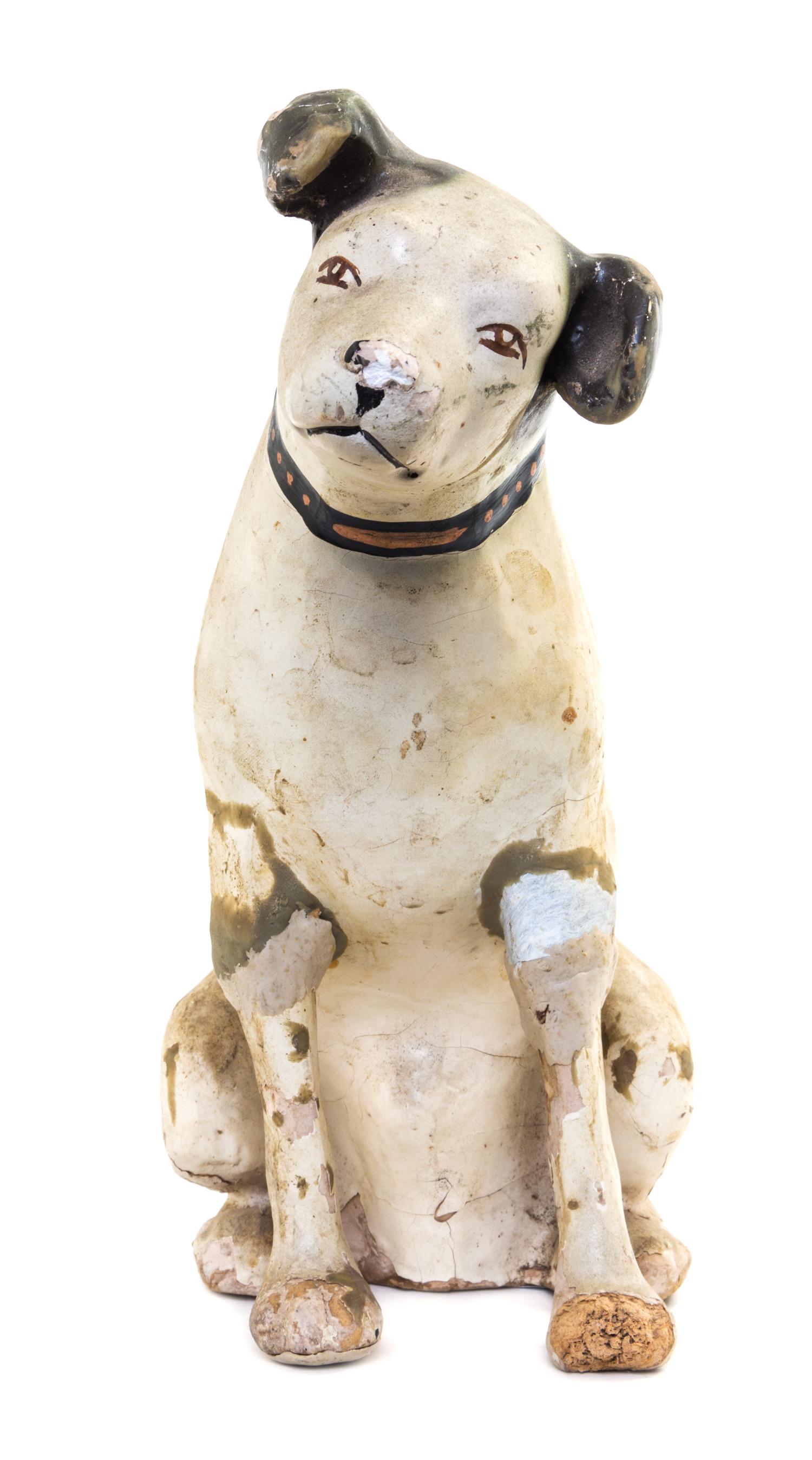 An RCA Victor Papier Mache Advertising Figure Height 11 1/4 inches. — CIRCA 1920