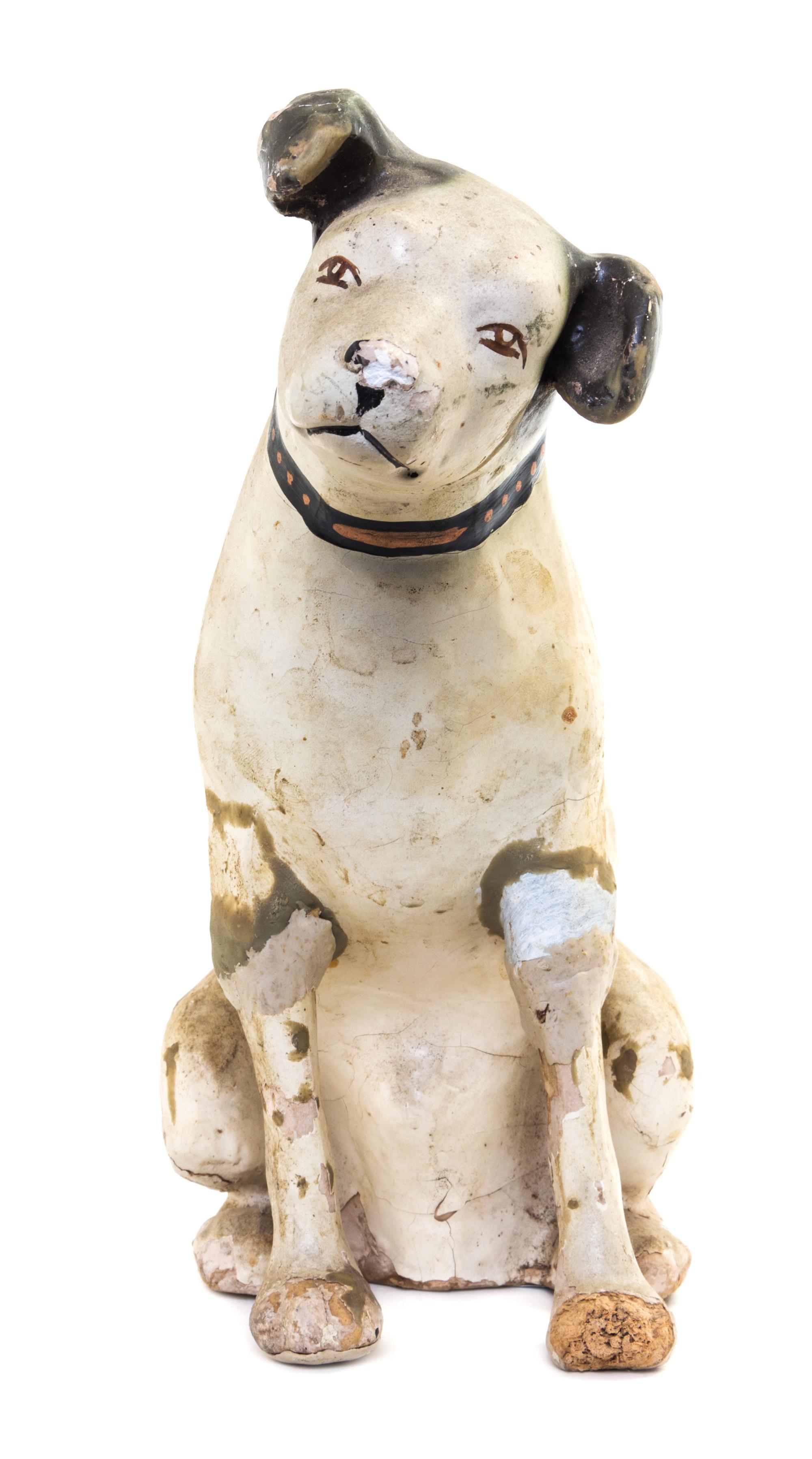 An RCA Victor Papier Mache Advertising Figure Height 11 1/4 inches. — CIRCA 1920