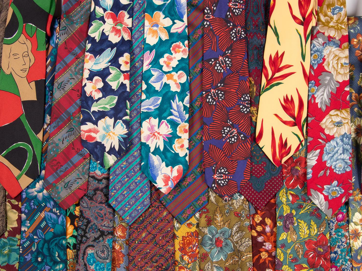 Group of Twenty-Eight Designer Neckties