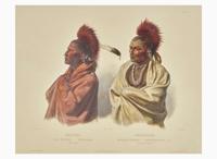 [Native-Americana] Bodmer, Karl: Mássika. Saki Indian...Wakusásse, Musquake Indian