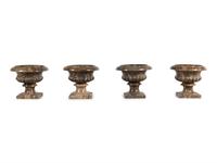 Four Continental Marble Urns