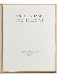 Ansel Adams (1902-1984) Portfolio VI, 1974