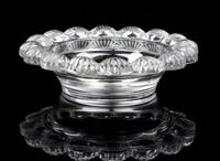 A Lalique Molded and Frosted Glass Bowl Diameter 8 inches. — SECOND HALF 20TH CENTURY