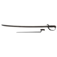 Attic Condition US Model 1833 Dragoon Saber and Socket Bayonet