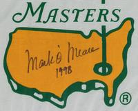 A Group of 4 1998 Golf Majors Signed Autograph Flags,