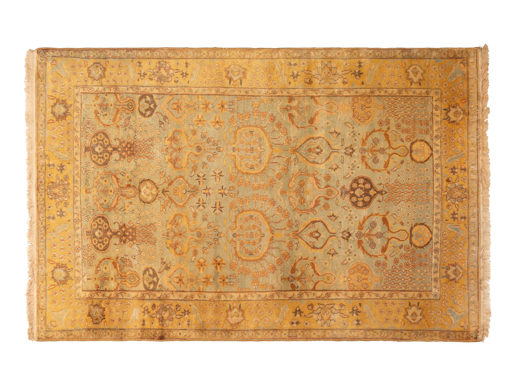 An Indo-Kashan Wool Rug