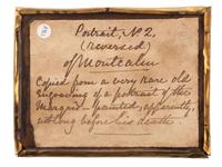 [EARLY PHOTOGRAPHY]. A group of 4 daguerreotypes of painted portraits, comprising:
