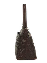 Chanel Medallion Tote in Brown Lambskin