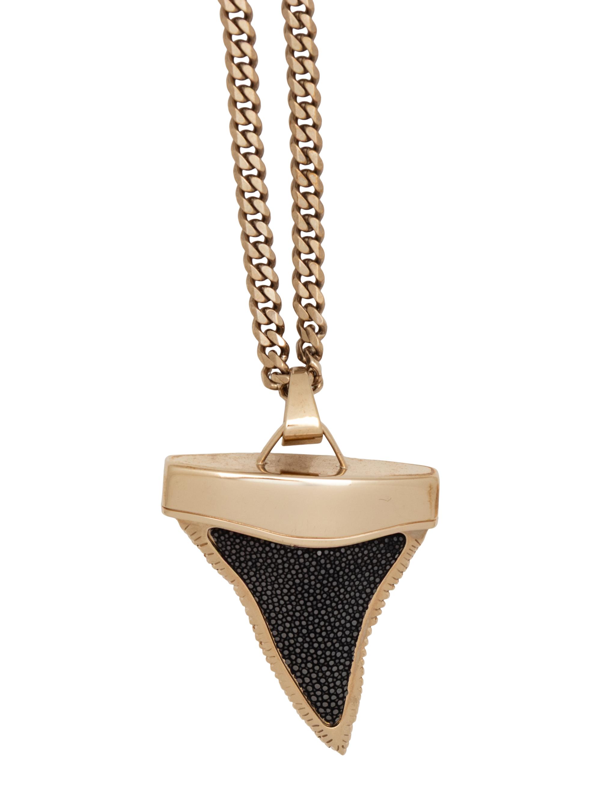Givenchy, Shark Tooth Pendant Necklace