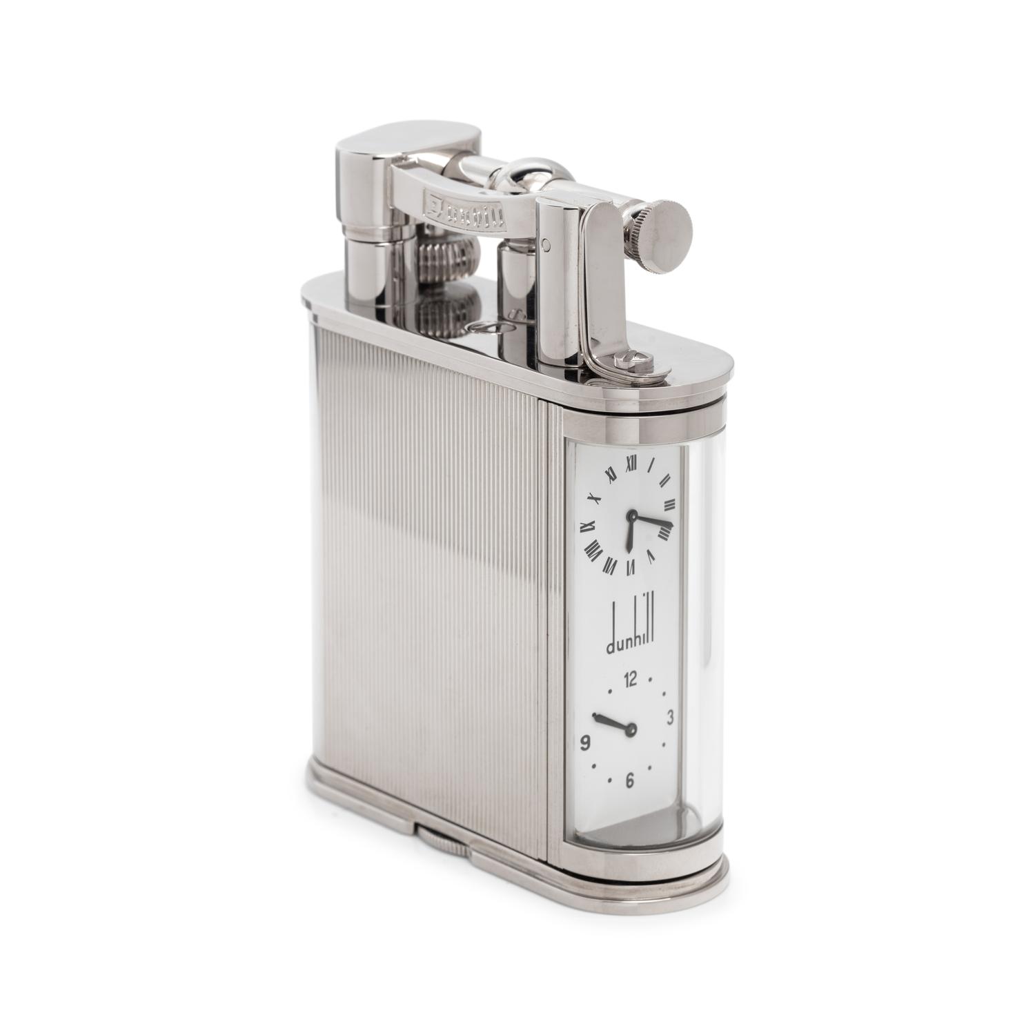 ALFRED DUNHILL, LIGHTER WITH CLOCK