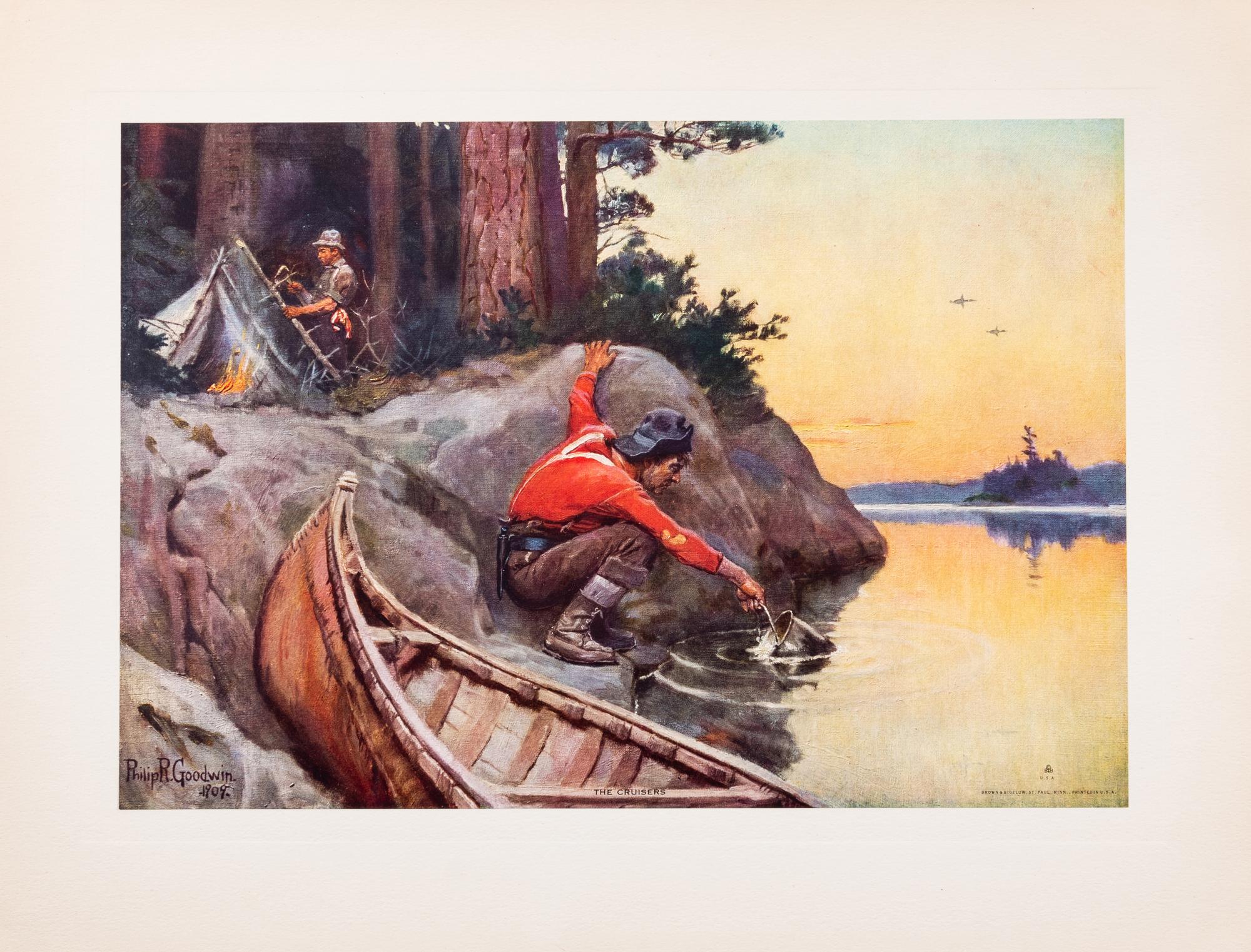 Four Decorative Prints from Tales of the North Country