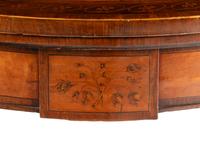 A Pair of Irish Satinwood and Penwork Game Tables