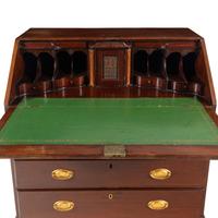 A George III Mahogany Slant-Front Desk